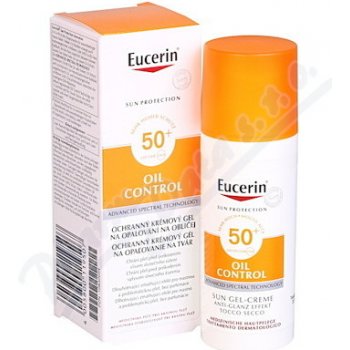 Eucerin Sun Oil Control ochranný krémový gél na tvár SPF50+ 50 ml