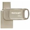 Patriot TAB T560/64GB/USB 3.2/USB-A + USB-C/Strieborná (PS64GT560DS5D)