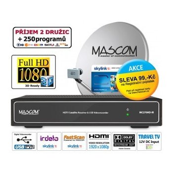 Komplet Mascom MC270/80MBL+M7