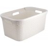 Curver kôš na čistú bielizeň RATTAN 45 l - krémový 00708-885