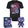 Funko POP & Tee: Marvel Patriotic Age - Captain America (veľkosť trička L)