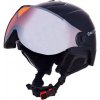 BLIZZARD DOUBLE VISOR SKI HELMET Black Matt, Orange Lens, Mirror