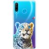 Odolné silikónové puzdro iSaprio - Leopard With Butterfly - Huawei P30 Lite