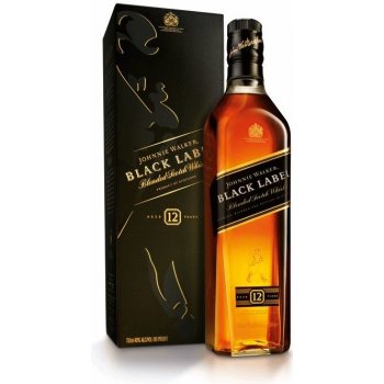 Johnnie Walker Black Label 12y 40% 0,7 l (čistá fľaša)
