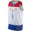 Nike Tričká s krátkym rukávom Nba New Orleans Pelicans Zion Williamson City Edition Biela