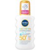 Nivea Sun Sensitive Protect & Care detský spray na opaľovanie SPF50+ 200 ml