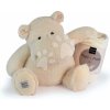 Plyšový hroch s dekou Ocher Hippo Chill Histoire d’ Ours béžový 45 cm od 0 mes