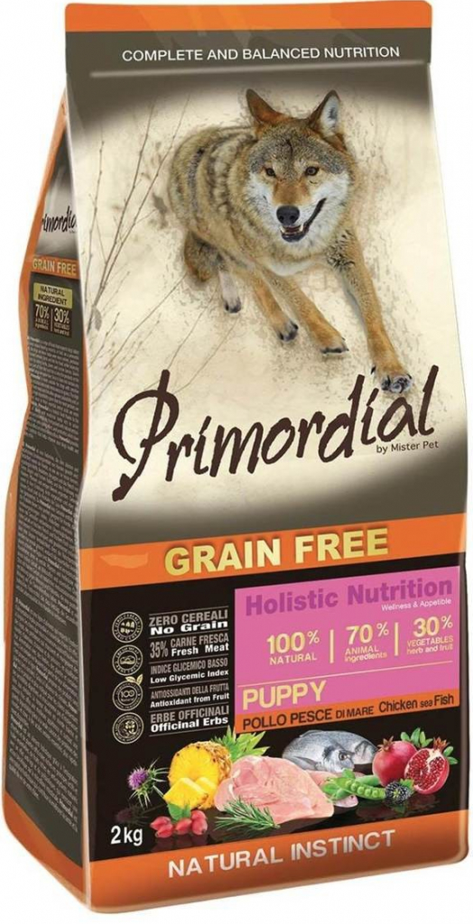 Primordial GF Puppy Chicken & Seafish 12 kg