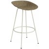 Normann Copenhagen Barová stolička Mat Barstool, 75 cm – morská tráva/krémová oceľ