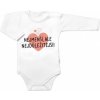 Body dlhý rukáv Nejmenší ale nejdůležitější Baby Nellys biele