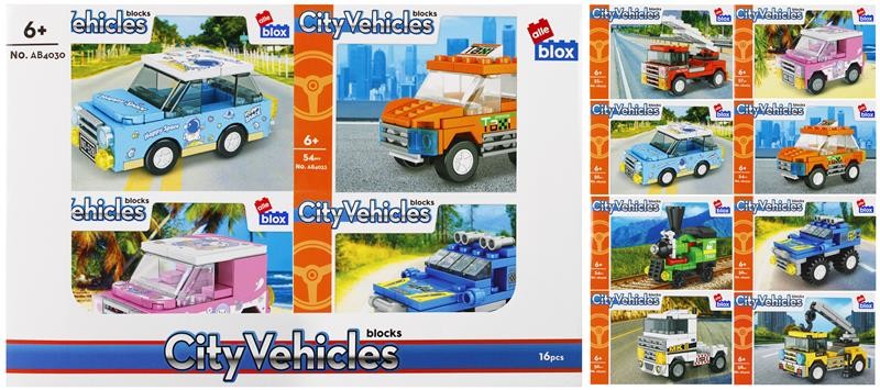 Alleblox City Vehicles 54-58ks/8druhov