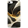 Odolné silikónové puzdro iSaprio - Black and Gold - iPhone SE 2020
