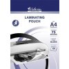 Laminovacia fólia, laminovateľná za tepla, 75 mikr., A4, lesklá, VICTORIA OFFICE