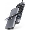 AXAGON HMC-6M2, USB 3.rozbočovač 2 Gen 1, 2x USB-A, HDMI, RJ-45 GLAN, SATA M.2 sloty, PD 100 W, kábel USB-C 18 cm