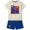 Fan-shop Dětské pyžamo BARCELONA FC Short beige velikost: 5 let