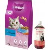 WHISKAS Adult 7 kg - suché krmivo pre dospelé mačky s lahodným tuniakom & LAB V Lososový olej pre psov a mačky 1000ml