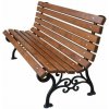 Fiemar Zahradní klasická lavice FIEMAR-13-LKL 150cm Olše masiv