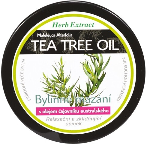 Vivaco BodyTip bylinná masť - Tea Tree oil 100 ml