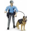Bruder 62150 Figurka Policista a pes