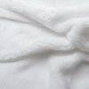 EU Posteľné prestieradlo Mikroflanel biela, Mikroflanel, 180x200x20cm, Biela
