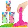 Kúzelný piesok pomaly tečúca tvorivá tvarovacia hmota sliz 25g 3 farby na karte 9x18cm - mix variant či farieb