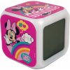 Budík s alarmom meniaci farbu – Minnie Mouse