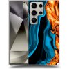 Picasee ULTIMATE CASE pro Samsung Galaxy S24 Ultra S928B 5G - Gold blue