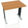 Pracovný stôl Flex, 80x75,5x60 cm, jelša/kov