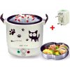 Hrniec na ryžu, nielen pre psíkov a mačičky + cestovný adaptér