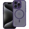 Kryt Full Matte Mag Cover Case s MagSafe iPhone 16 Pro Max Purple