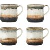Bloomingville Hrnčeky v súprave z kameniny Deana 4 x 380 ml