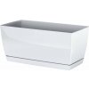 Prosperplast Plastový truhlík Coubi Case s miskou biela 39 cm 39 cm
