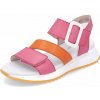 Dámske sandále RIEKER W2950-31 ružová S5 43