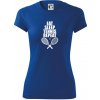 Eat sleep tennis - Dámske Fantasy športové (dresovina) - S ( Kráľovská modrá )