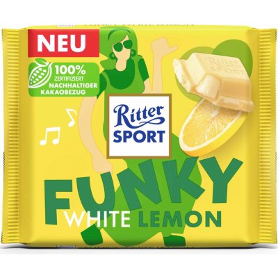 Ritter Sport Funky White Lemon 100g