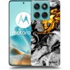 Picasee silikónový čierny obal pre Motorola Edge 60 Fusion - Black Gold 2