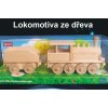 Drevená parná lokomotíva | hračky pre chlapcov | drevená hračka