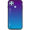 Kryt TopQ LUXURY Realme C25Y pevný dúhový purpurový 70225
