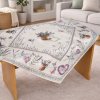EVENIT Gobelínový obrus 030C levanduľa fialová Bavlna/polyester 100x100 cm