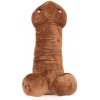 Shots Plyšový penis tmavý 100cm
