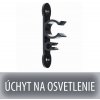 Univerzálny plochý úchyt pre vianočné osvetlenie