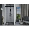 Olsen Spa Sprchové dvere do niky TREOS NEW BLACK Farba rámu - Čierna matná, Rozmer A - 120 cm, Smer zatvárania - Univerzálna Ľavé / Pravé, Výplň - Číre bezpečnostné sklo - 6 mm OLBTREO120BC