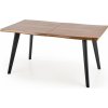 HALMAR Jedálenský stôl rozkladací DICKSON 2 čierna/dub natural drevo 150-210 cm x 75 cm x 90 cm