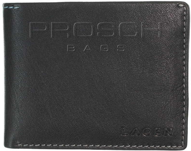 Lagen pánska kožená peňaženka TP 802 Black