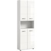 Vysoká skrinka Ice biela 60 x 185 x 30 cm X86A9713