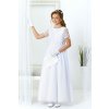 Fashionkids Dievčenské šaty NISA M/450 Farba: Biela, Veľkosť: 140