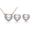 Austrian Crystal set s perlami Miriam zlatý