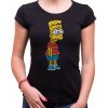 Fajntričko Tričko Bart Simpson čierna