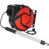 Genborx Samonavíjecí buben s el. kabelem 14 m a LED lampou C-14LEDCZ