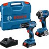 Bosch Set GDR 18V-215 + GSR 185-LI Professional + kufor 06019N2023